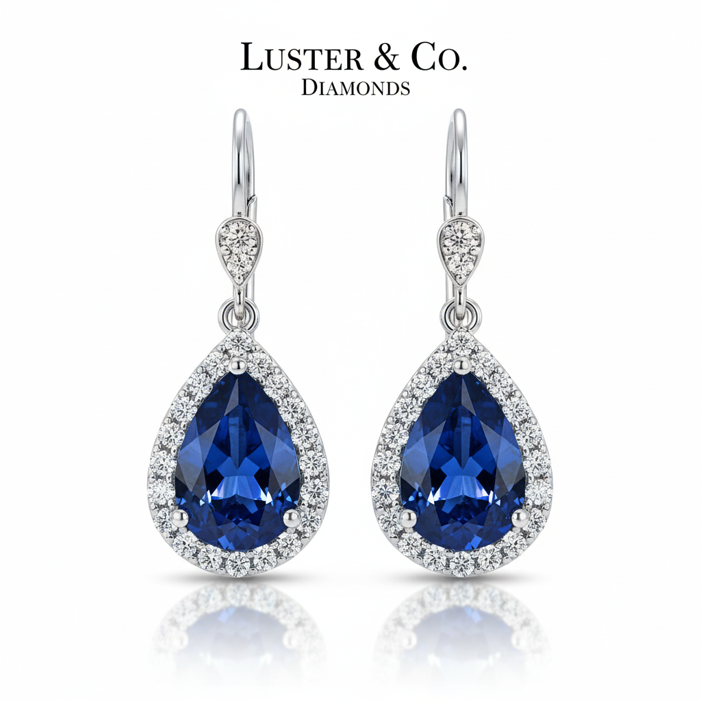 Teardrop Gemstone Earrings