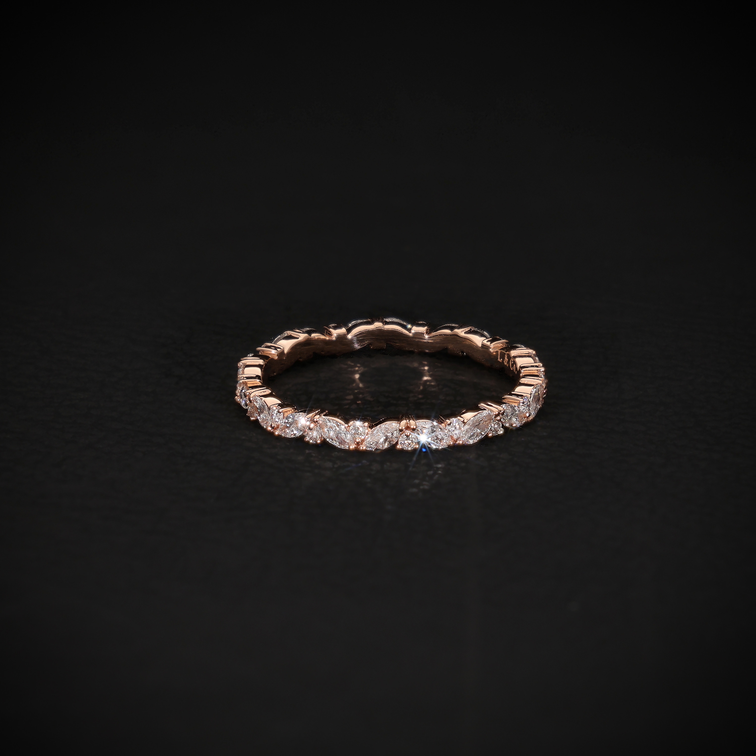 The Whispering Vine Diamond Eternity Band