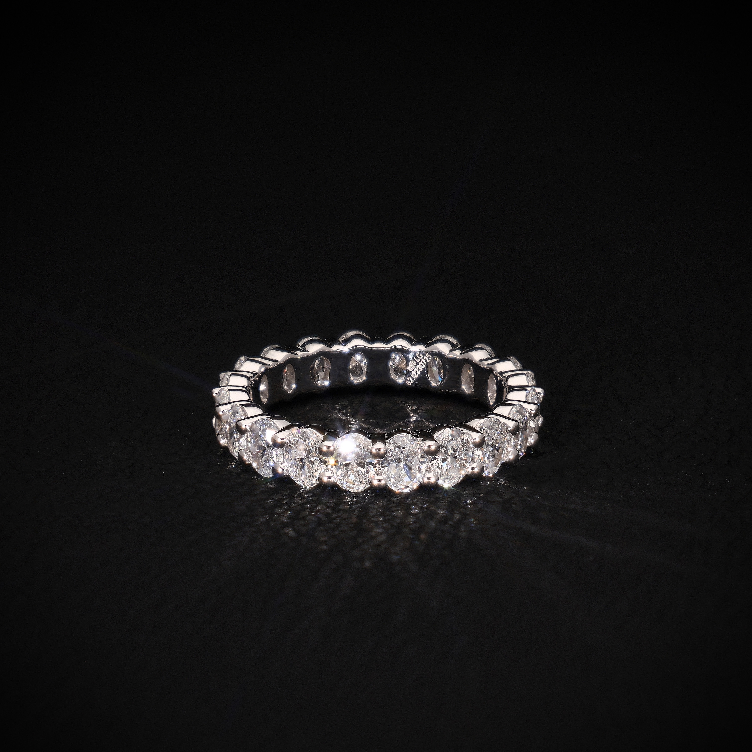 Aurelia Oval Diamond Eternity Band