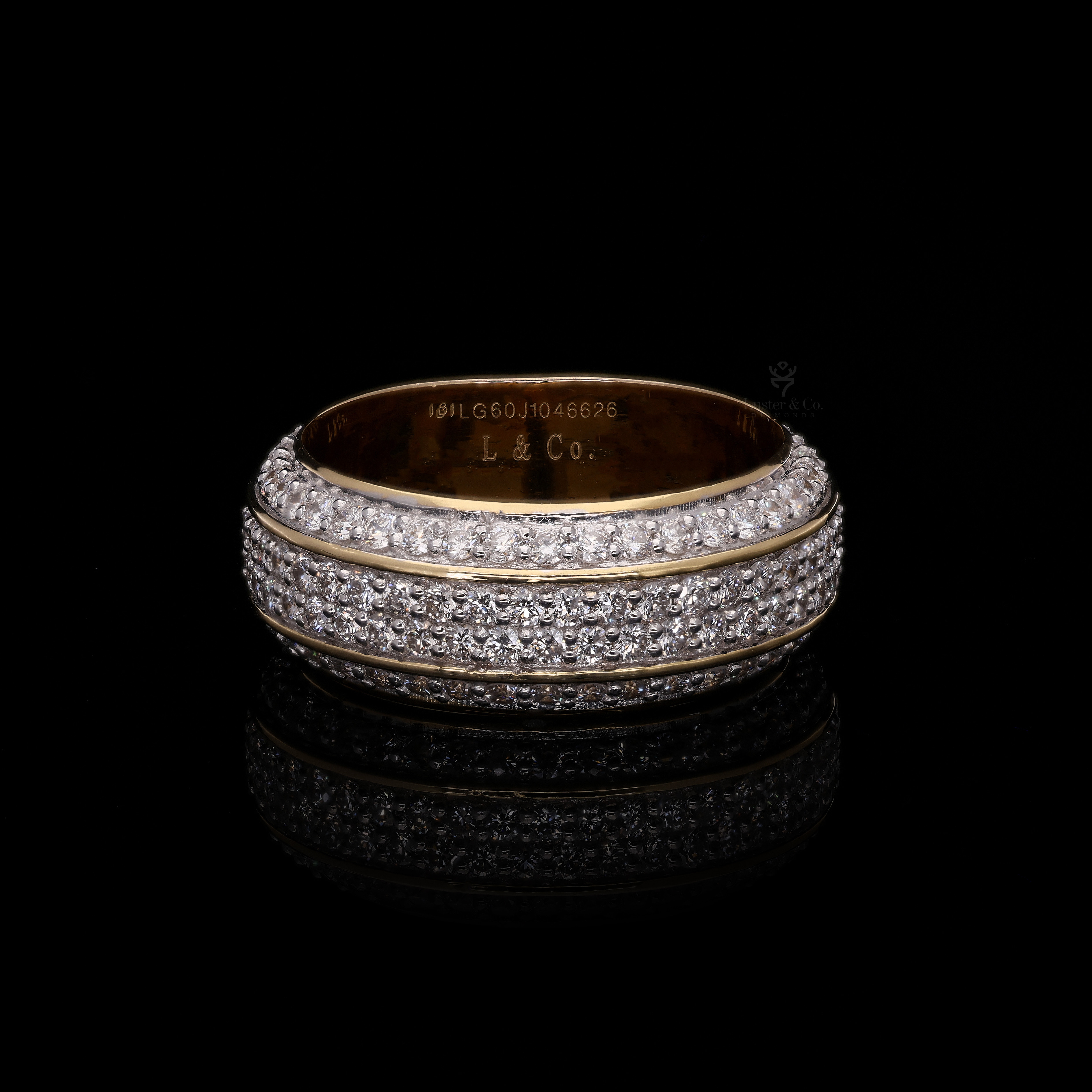 Opulence Cascade Diamond Band