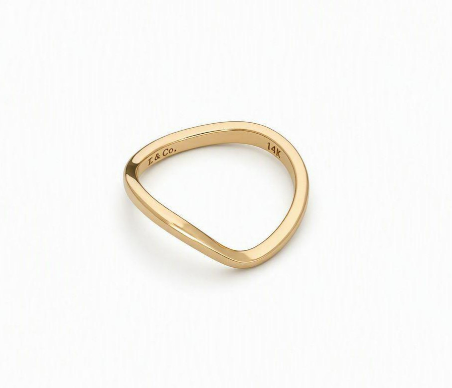 Yellow Gold Contour Band