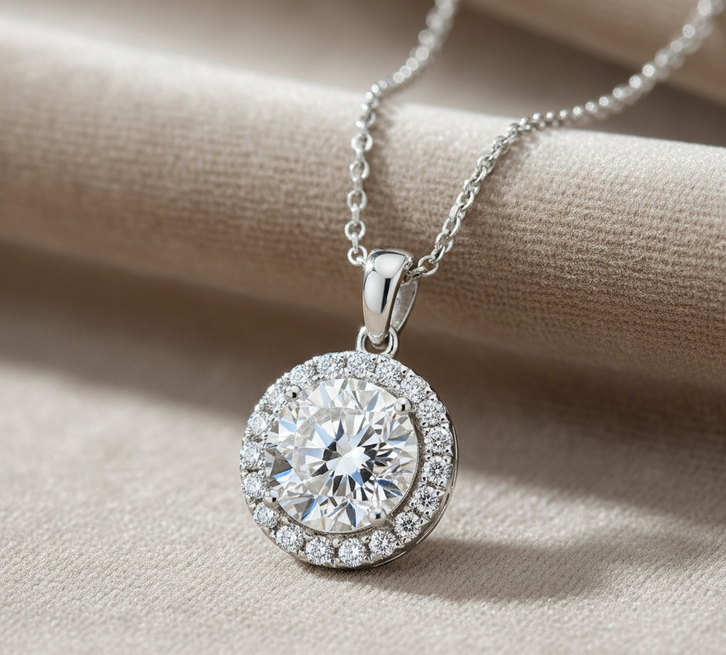Halo Pendant Necklace