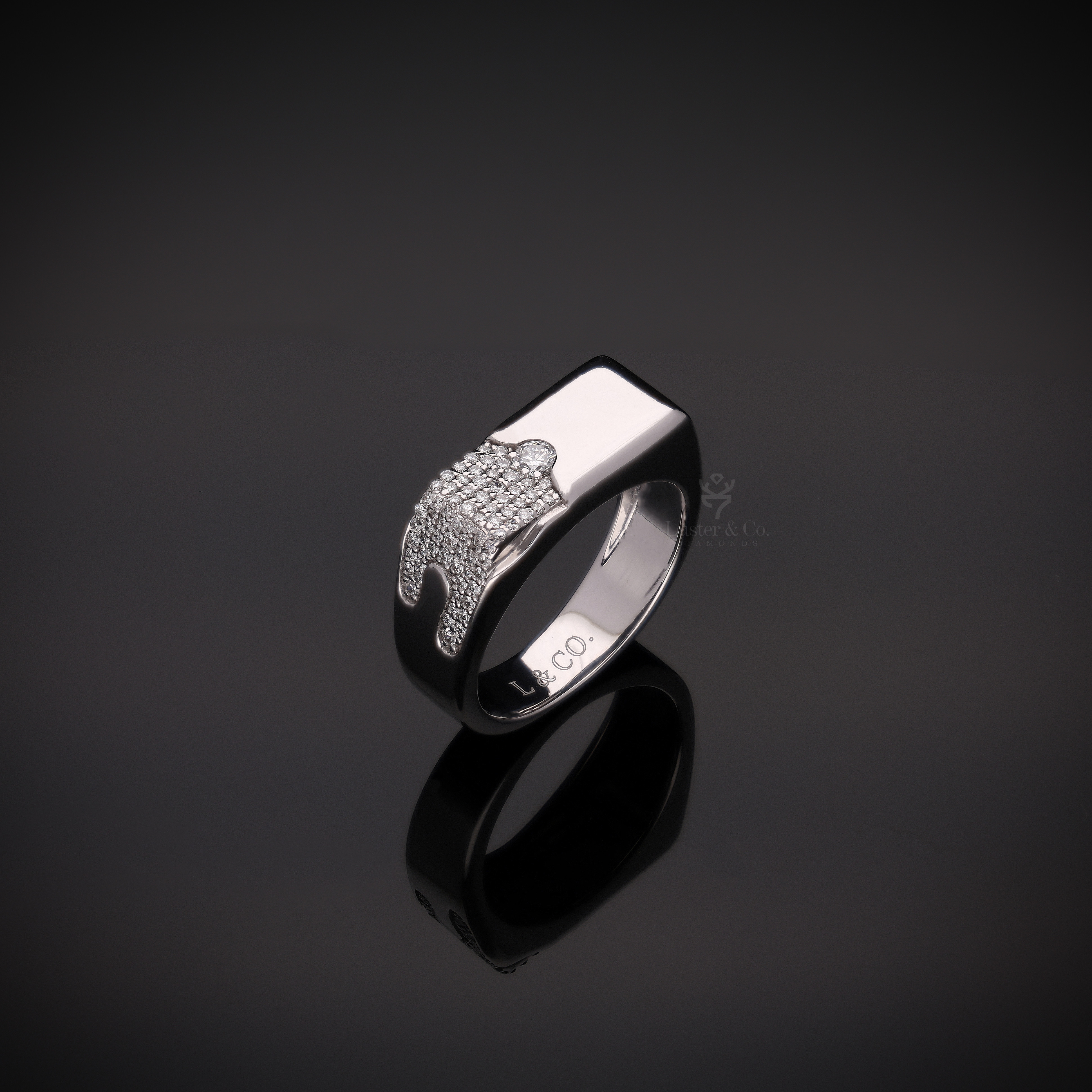 Panther Diamond Ring